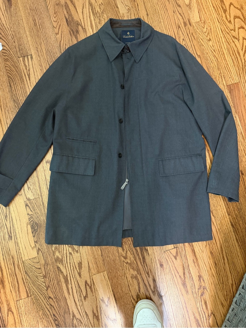 Brooks Brothers Large Loro Piana Storm System Coat